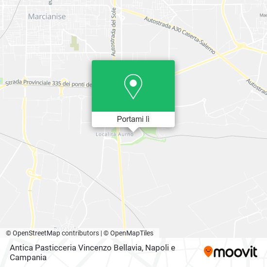 Mappa Antica Pasticceria Vincenzo Bellavia