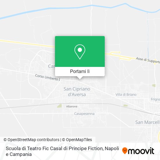 Mappa Scuola di Teatro Fic Casal di Principe Fiction