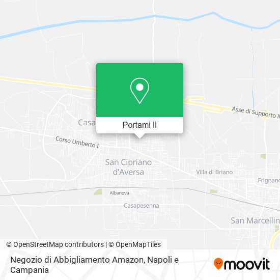 Mappa Negozio di Abbigliamento Amazon