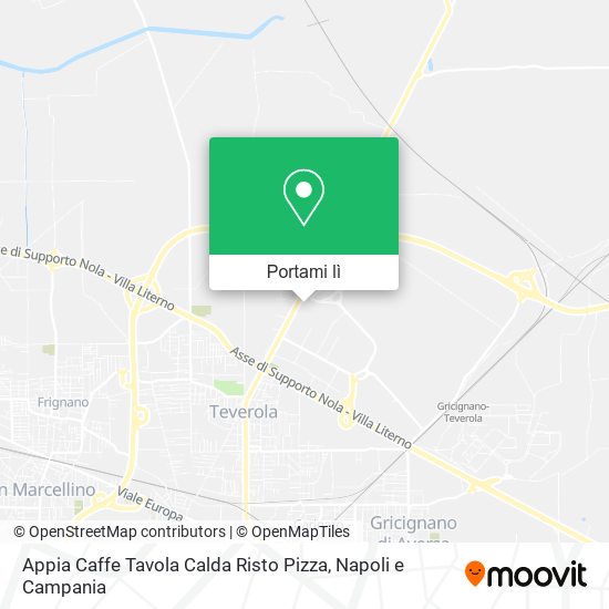 Mappa Appia Caffe Tavola Calda Risto Pizza