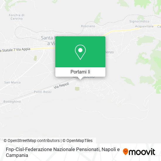 Mappa Fnp-Cisl-Federazione Nazionale Pensionati