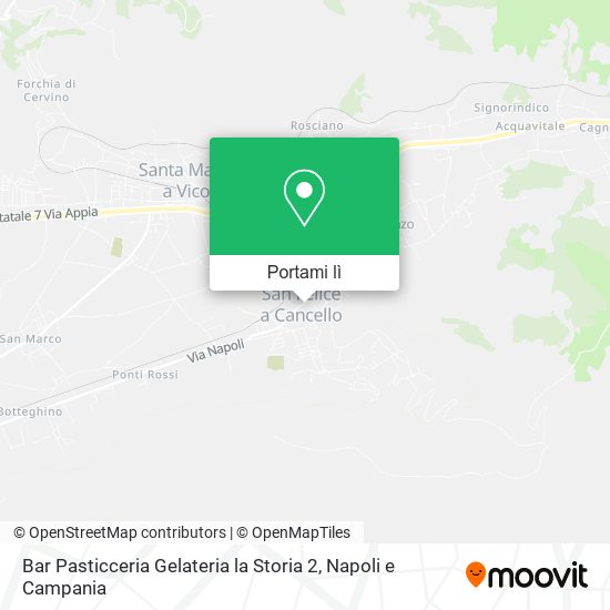 Mappa Bar Pasticceria Gelateria la Storia 2