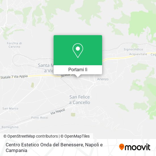 Mappa Centro Estetico Onda del Benessere