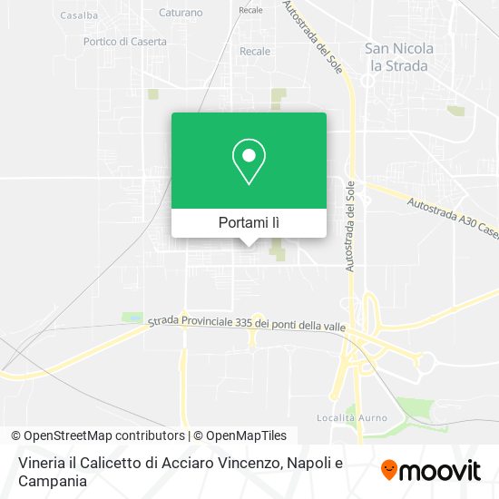 Mappa Vineria il Calicetto di Acciaro Vincenzo