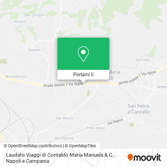 Mappa Laudato Viaggi di Contaldo Maria Manuela & C.