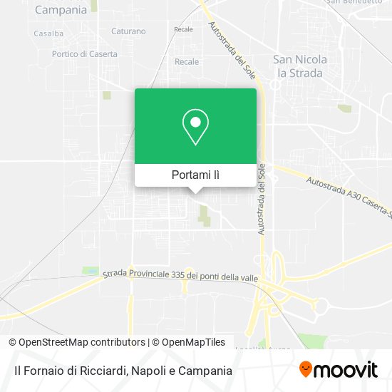 Mappa Il Fornaio di Ricciardi