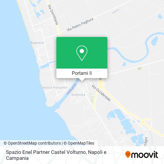 Mappa Spazio Enel Partner Castel Volturno