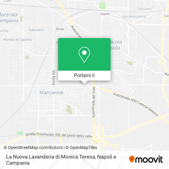 Mappa La Nuova Lavanderia di Monica Teresa