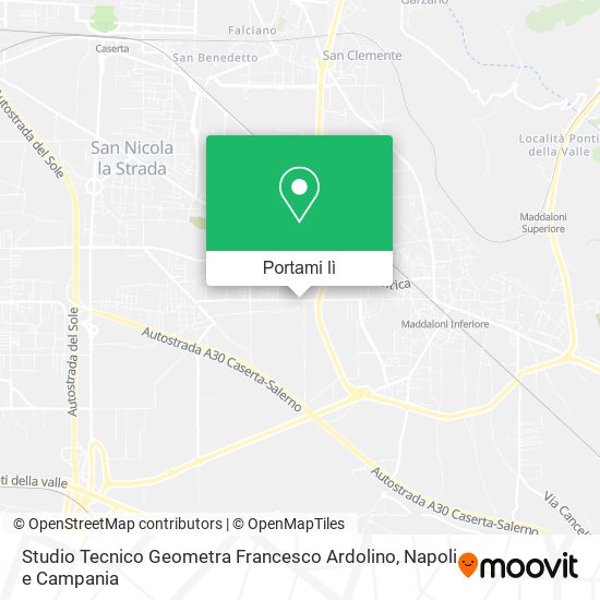 Mappa Studio Tecnico Geometra Francesco Ardolino