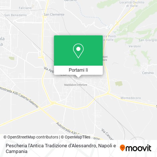 Mappa Pescheria l'Antica Tradizione d'Alessandro