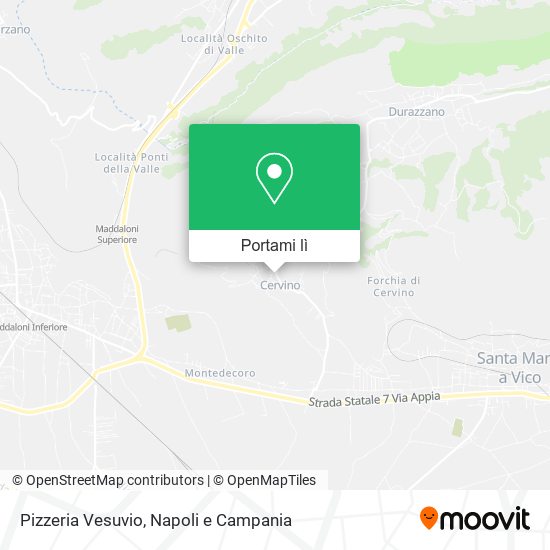 Mappa Pizzeria Vesuvio