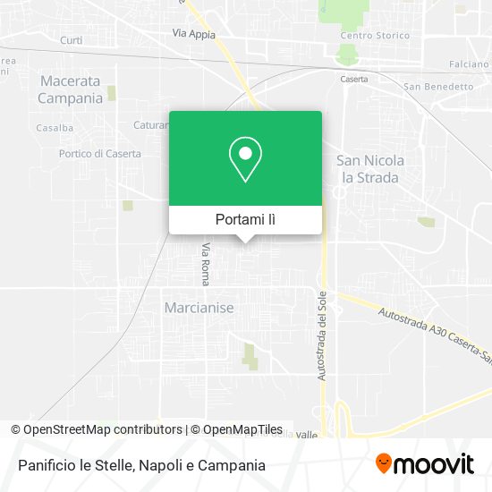 Mappa Panificio le Stelle
