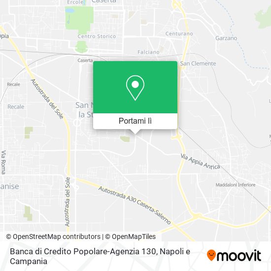Mappa Banca di Credito Popolare-Agenzia 130