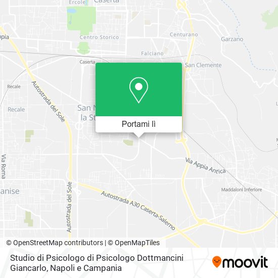 Mappa Studio di Psicologo di Psicologo Dottmancini Giancarlo
