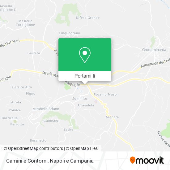 Mappa Camini e Contorni