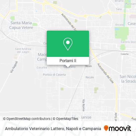 Mappa Ambulatorio Veterinario Lattero