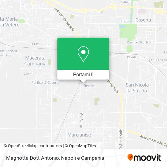 Mappa Magnotta Dott Antonio