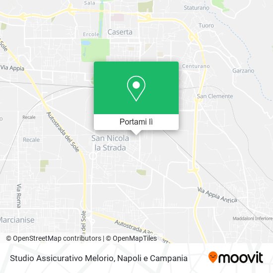 Mappa Studio Assicurativo Melorio