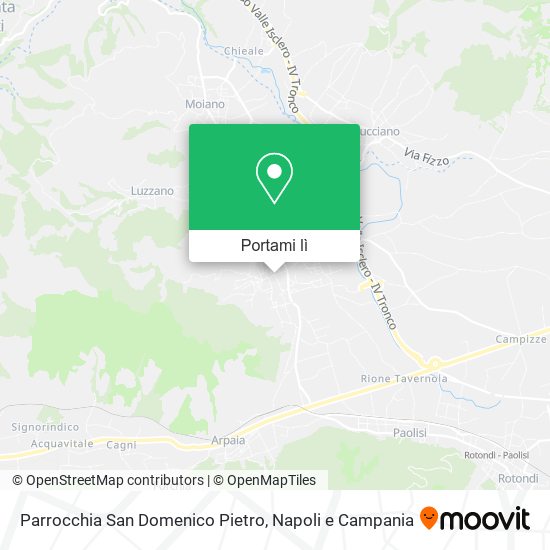 Mappa Parrocchia San Domenico Pietro