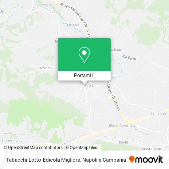 Mappa Tabacchi-Lotto-Edicola Migliore
