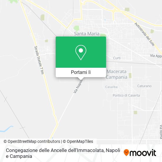 Mappa Congegazione delle Ancelle dell'Immacolata