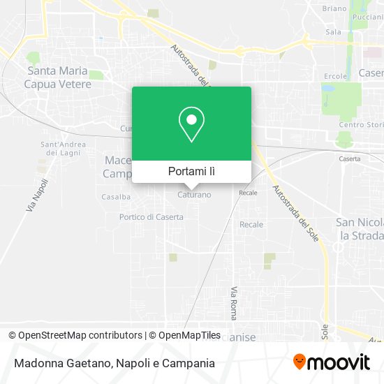Mappa Madonna Gaetano