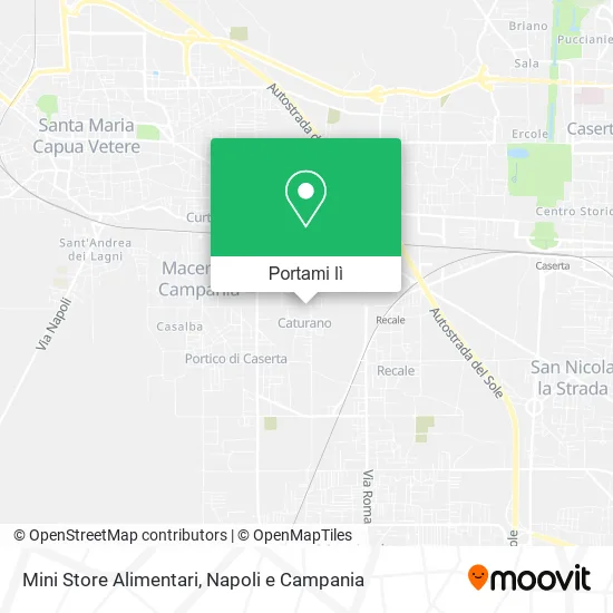 Mappa Mini Store Alimentari