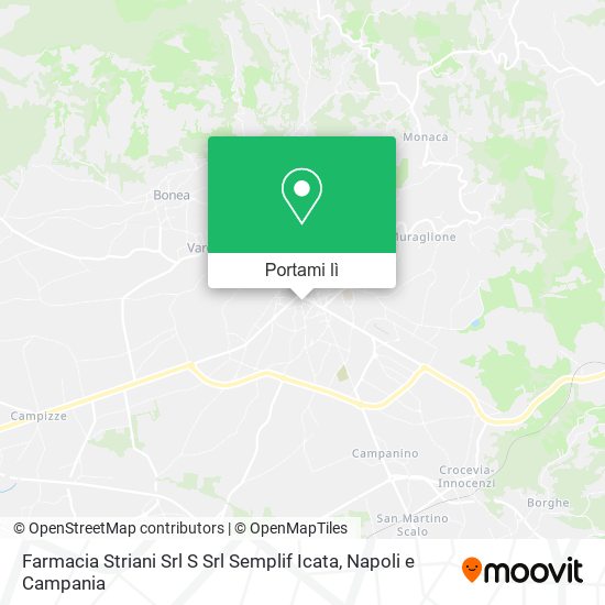 Mappa Farmacia Striani Srl S Srl Semplif Icata