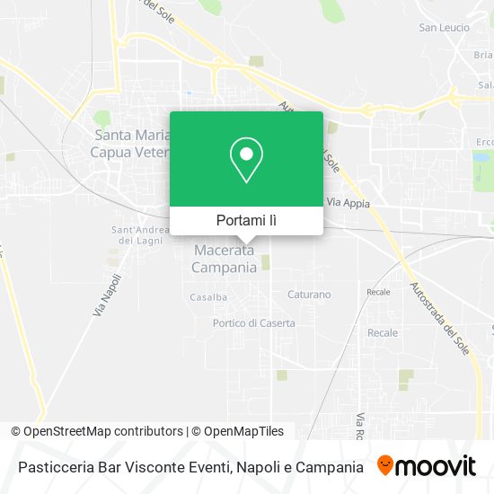 Mappa Pasticceria Bar Visconte Eventi