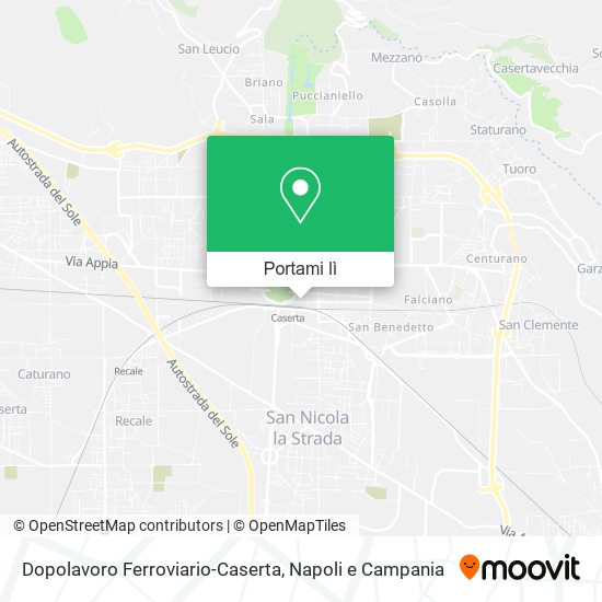 Mappa Dopolavoro Ferroviario-Caserta