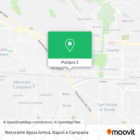 Mappa Ristorante Appia Antica