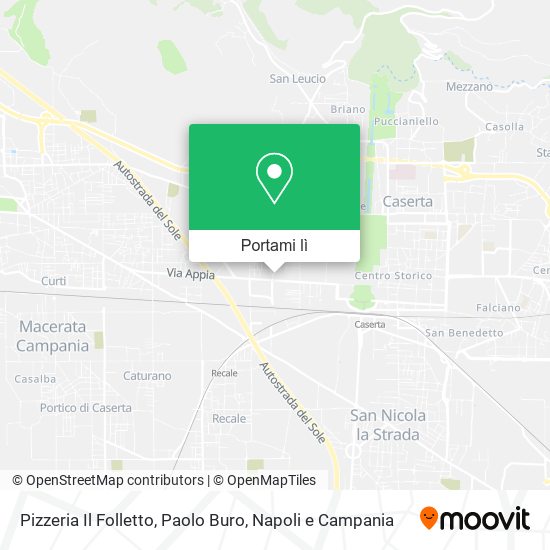 Mappa Pizzeria Il Folletto, Paolo Buro