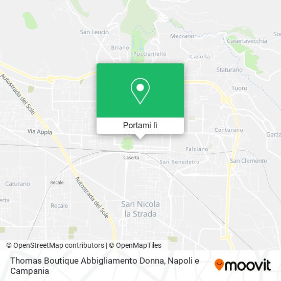 Mappa Thomas Boutique Abbigliamento Donna