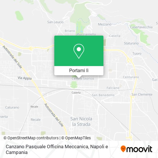 Mappa Canzano Pasquale Officina Meccanica