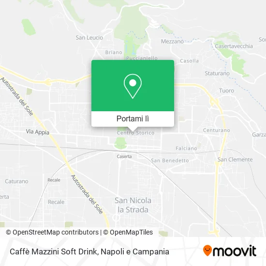 Mappa Caffè Mazzini Soft Drink