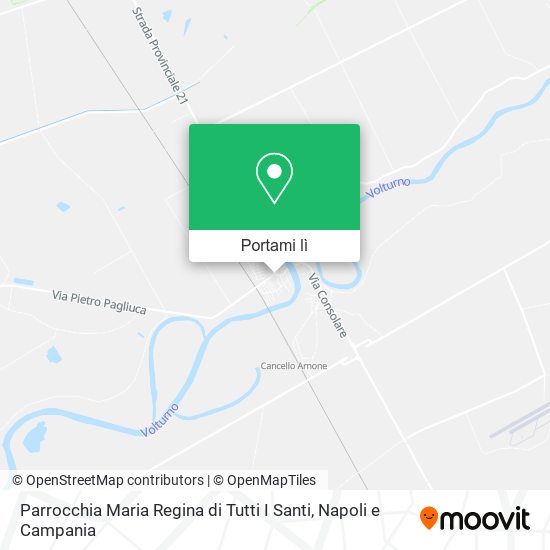 Mappa Parrocchia Maria Regina di Tutti I Santi