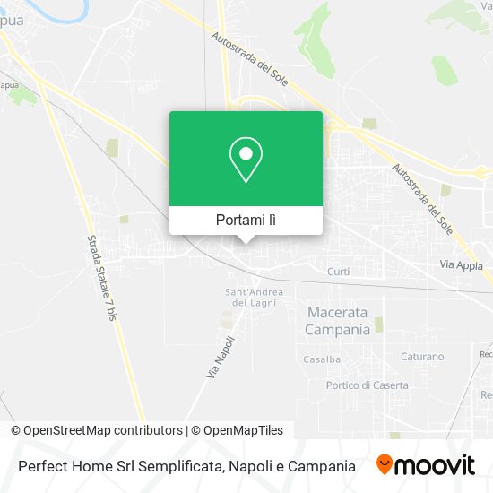 Mappa Perfect Home Srl Semplificata
