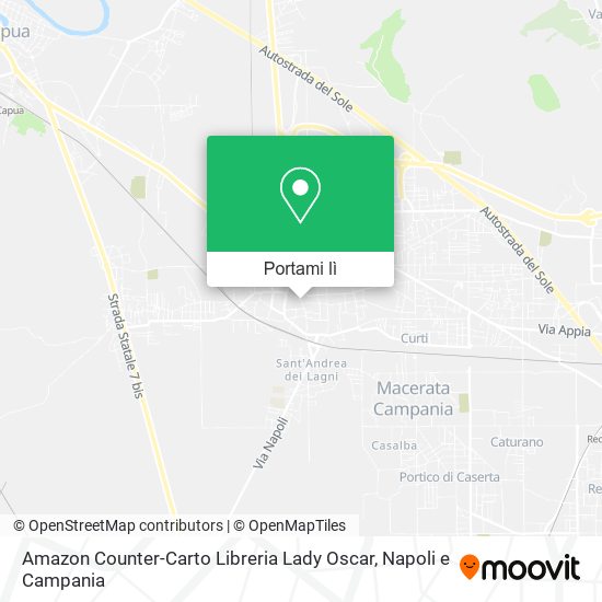 Mappa Amazon Counter-Carto Libreria Lady Oscar