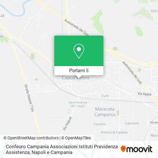 Mappa Confeuro Campania Associazioni Istituti Previdenza Assistenza