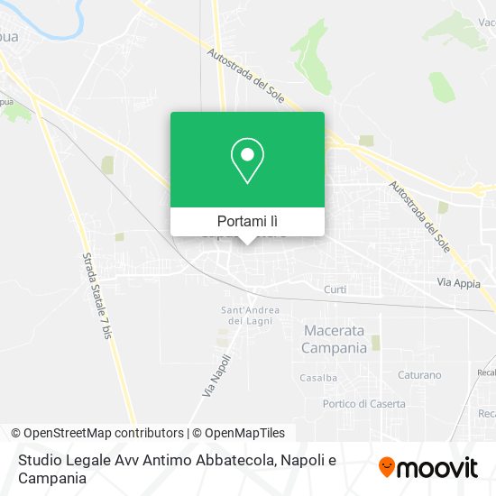 Mappa Studio Legale Avv Antimo Abbatecola