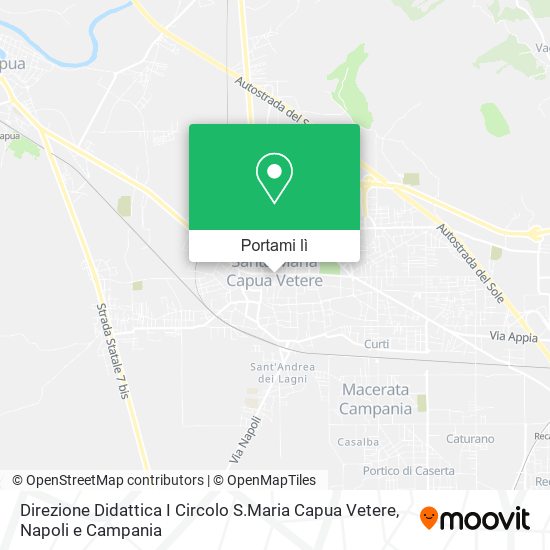 Mappa Direzione Didattica I Circolo S.Maria Capua Vetere