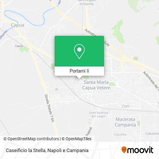 Mappa Caseificio la Stella