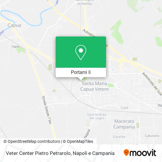 Mappa Veter Center Pietro Petrarolo