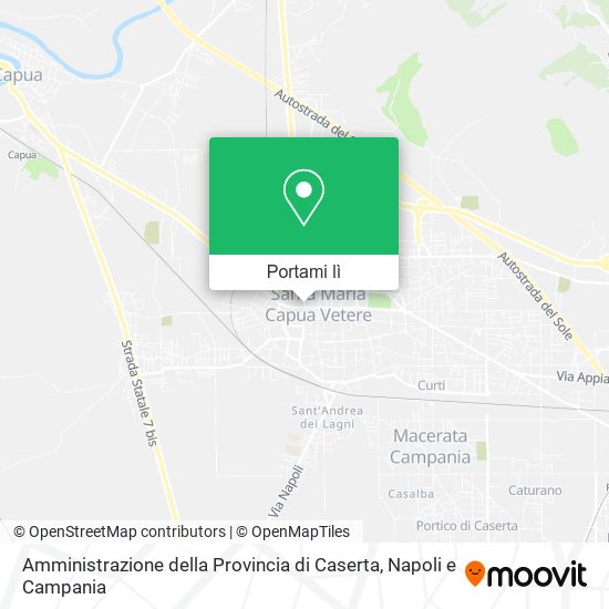Mappa Amministrazione della Provincia di Caserta