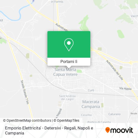 Mappa Emporio Elettricita' - Detersivi - Regali