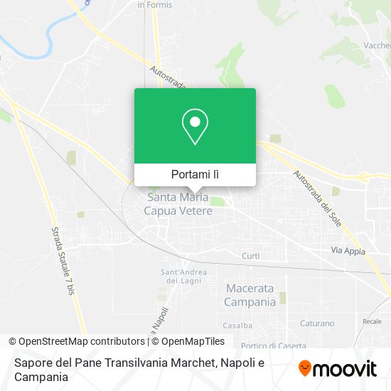 Mappa Sapore del Pane Transilvania Marchet
