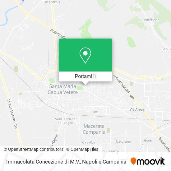 Mappa Immacolata Concezione di M.V.