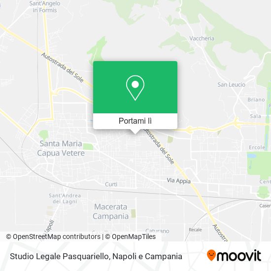 Mappa Studio Legale Pasquariello