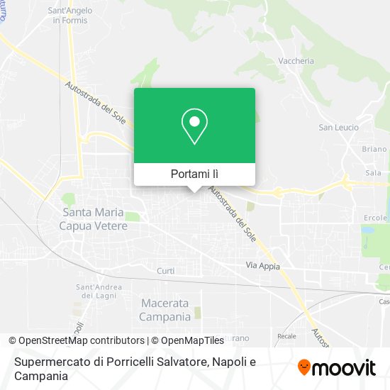 Mappa Supermercato di Porricelli Salvatore