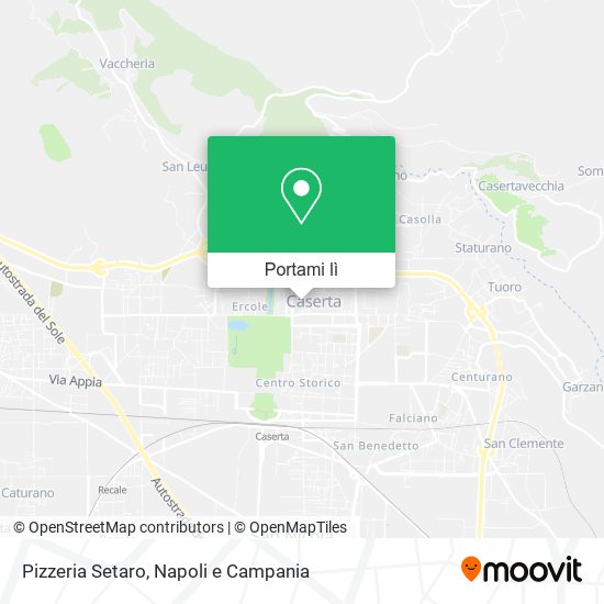 Mappa Pizzeria Setaro